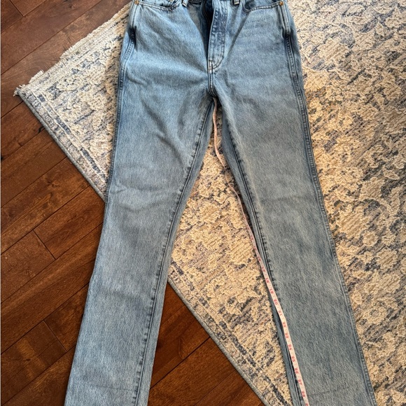 Khaite “Daria” Jeans | Size 27 | 100% Cotton | Raw Hem (Extra Fabric Included) - Picture 3 of 9